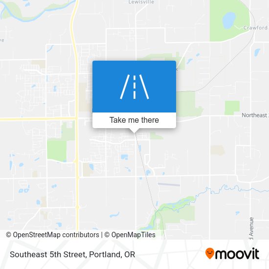 Mapa de Southeast 5th Street