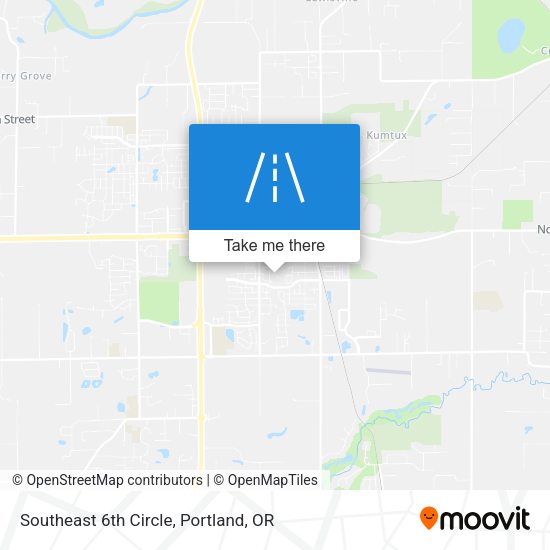 Mapa de Southeast 6th Circle