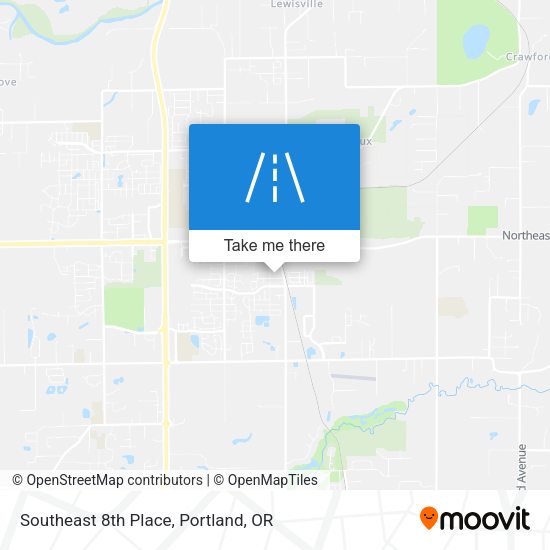Mapa de Southeast 8th Place