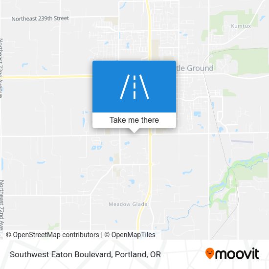 Mapa de Southwest Eaton Boulevard