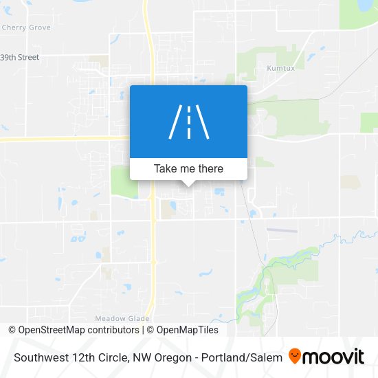 Mapa de Southwest 12th Circle