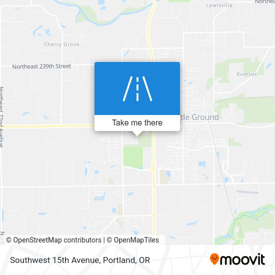 Mapa de Southwest 15th Avenue