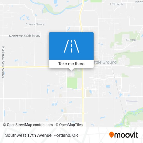 Mapa de Southwest 17th Avenue