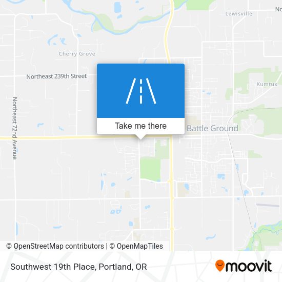 Mapa de Southwest 19th Place