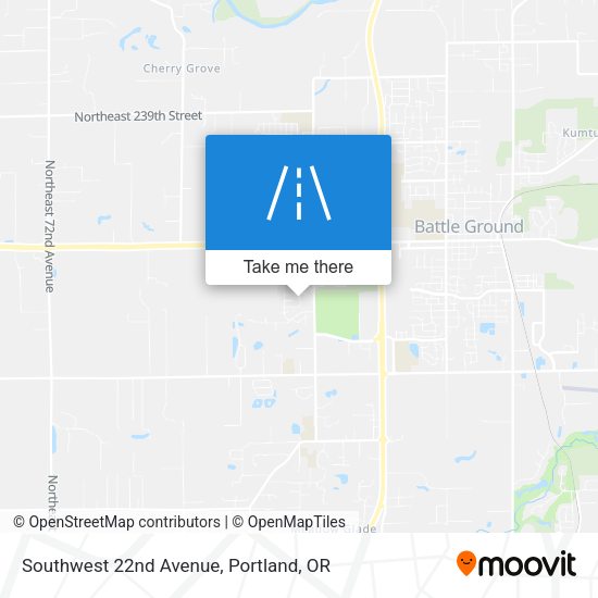 Southwest 22nd Avenue map