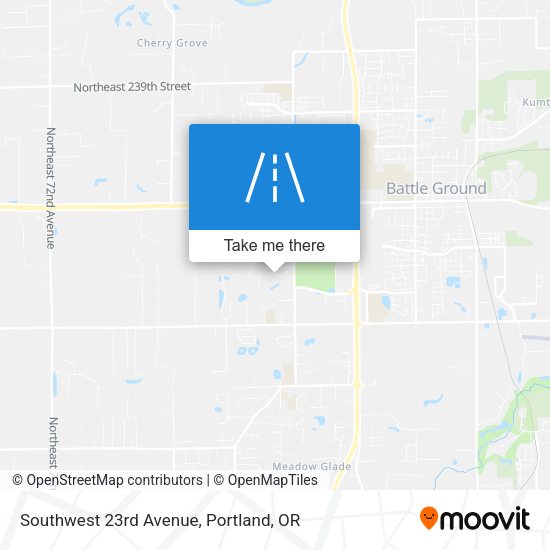 Southwest 23rd Avenue map