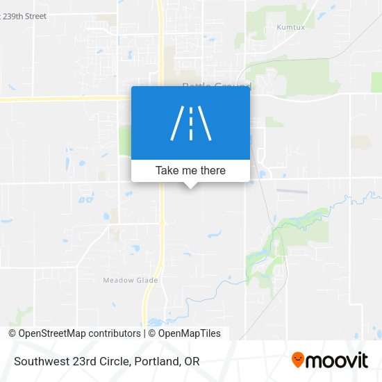 Southwest 23rd Circle map