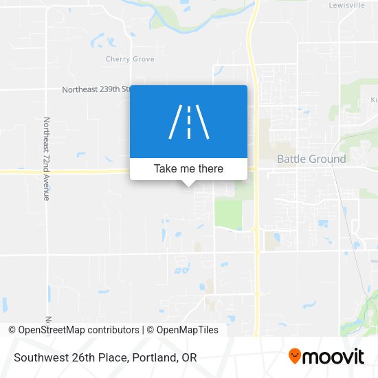 Southwest 26th Place map