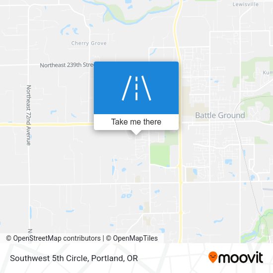 Mapa de Southwest 5th Circle