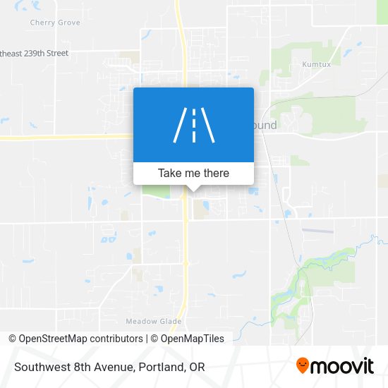 Mapa de Southwest 8th Avenue