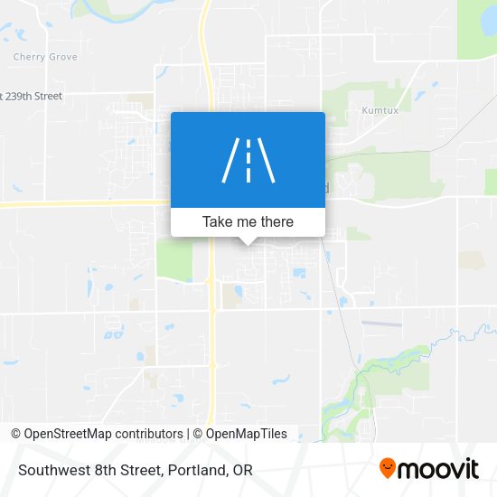 Southwest 8th Street map