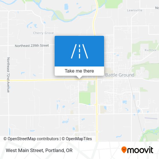 Mapa de West Main Street