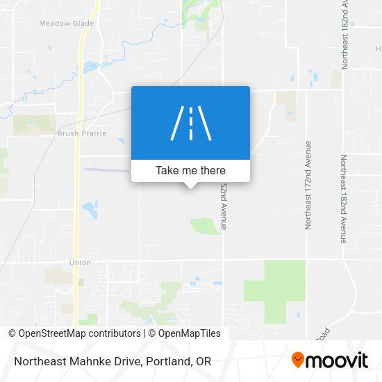Northeast Mahnke Drive map