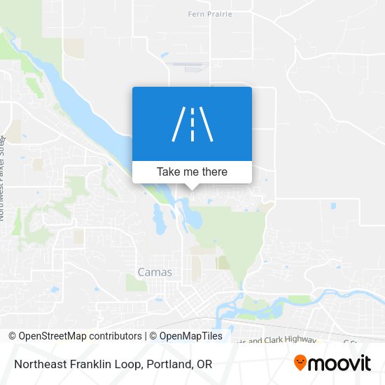 Northeast Franklin Loop map