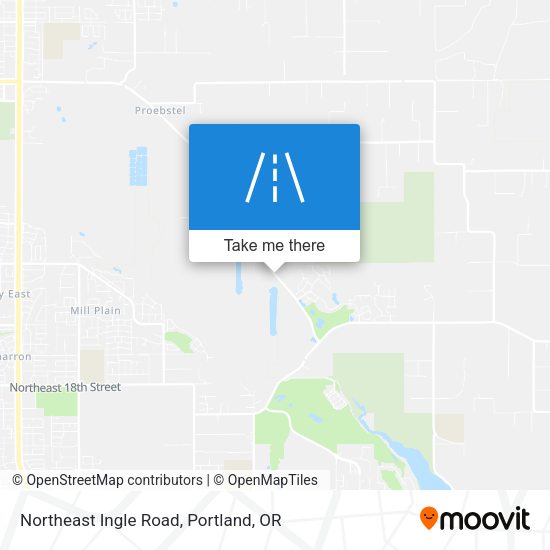 Northeast Ingle Road map