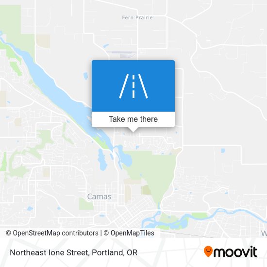 Mapa de Northeast Ione Street