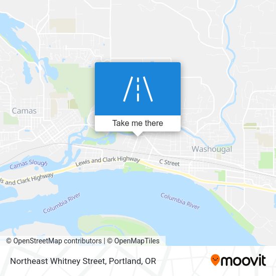 Northeast Whitney Street map
