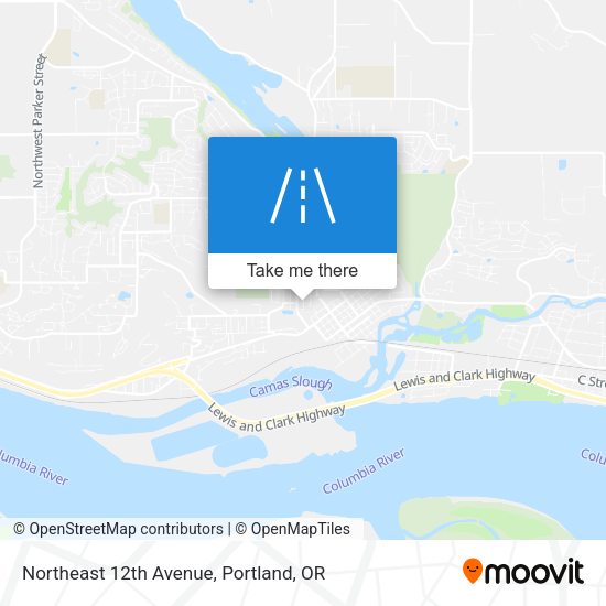 Northeast 12th Avenue map