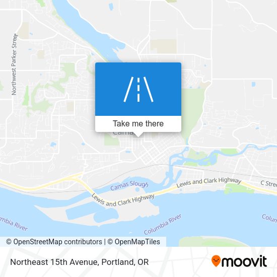 Northeast 15th Avenue map