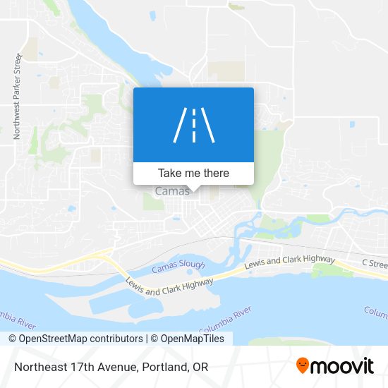 Mapa de Northeast 17th Avenue