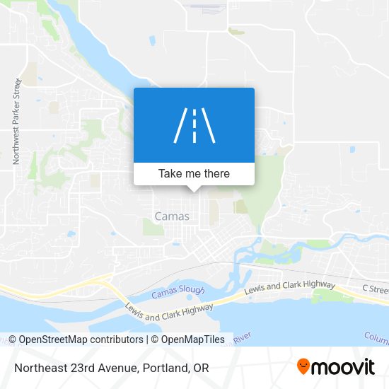 Northeast 23rd Avenue map