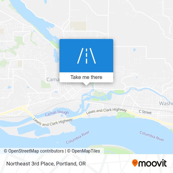 Mapa de Northeast 3rd Place