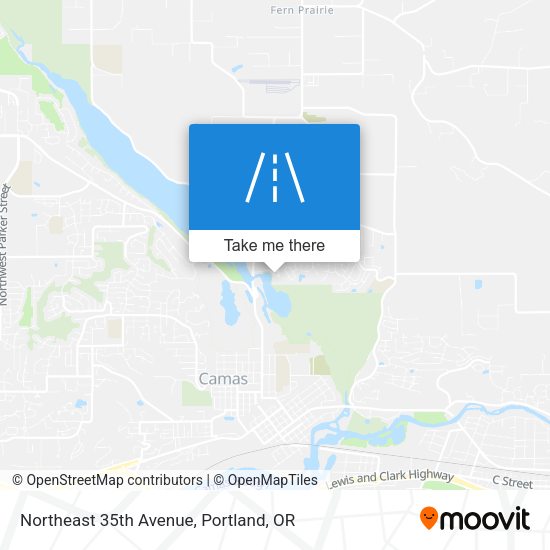 Mapa de Northeast 35th Avenue