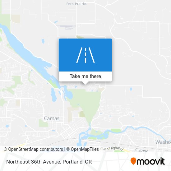 Mapa de Northeast 36th Avenue