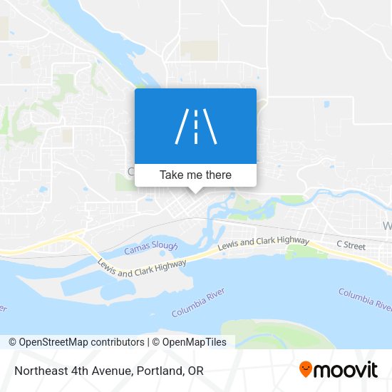 Northeast 4th Avenue map