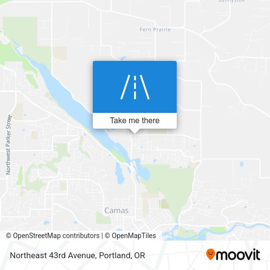 Mapa de Northeast 43rd Avenue