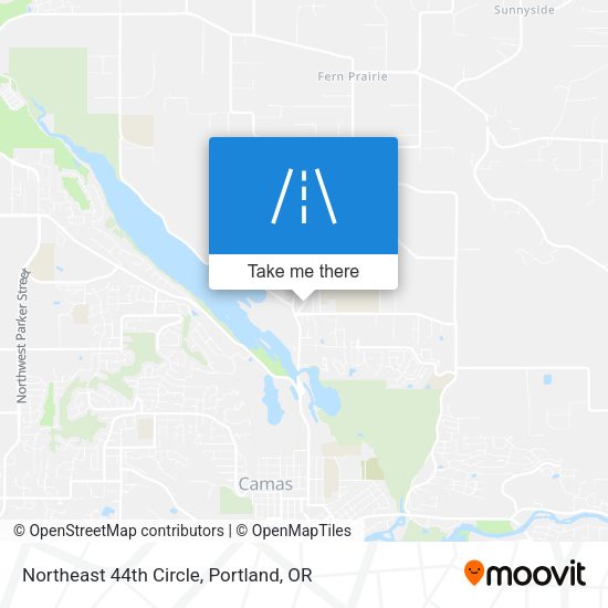 Mapa de Northeast 44th Circle