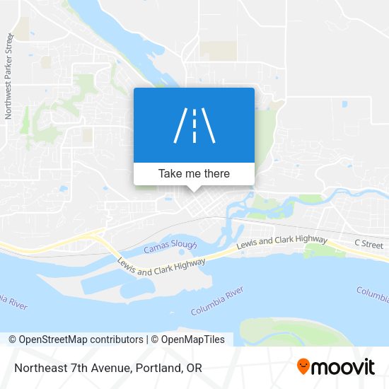 Mapa de Northeast 7th Avenue