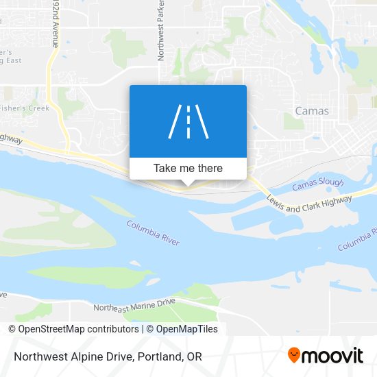 Mapa de Northwest Alpine Drive