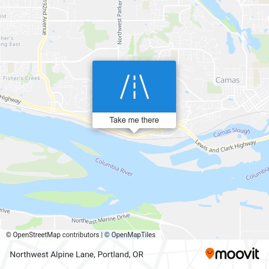 Mapa de Northwest Alpine Lane