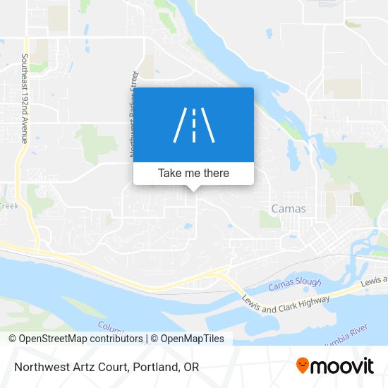 Mapa de Northwest Artz Court