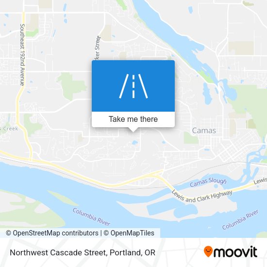 Mapa de Northwest Cascade Street