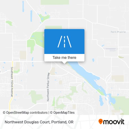 Northwest Douglas Court map
