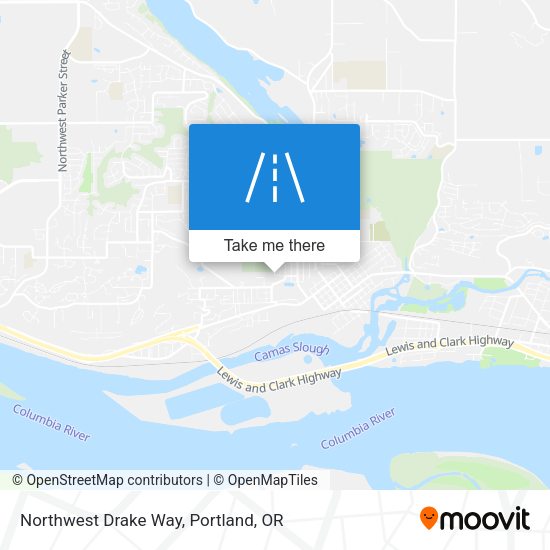 Northwest Drake Way map