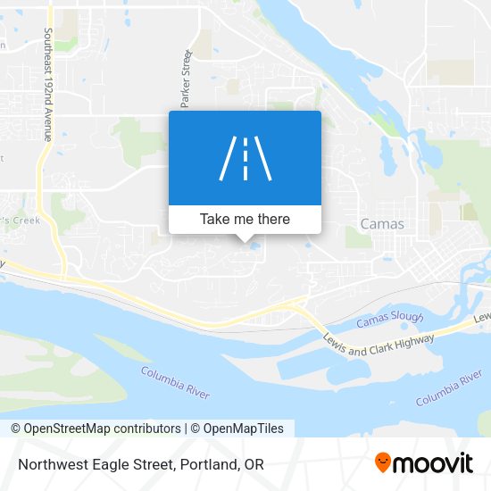 Northwest Eagle Street map