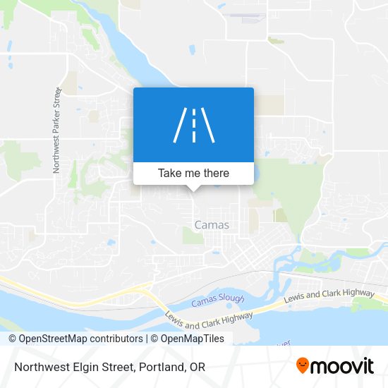 Mapa de Northwest Elgin Street