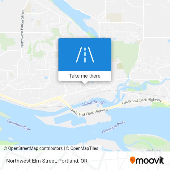 Mapa de Northwest Elm Street