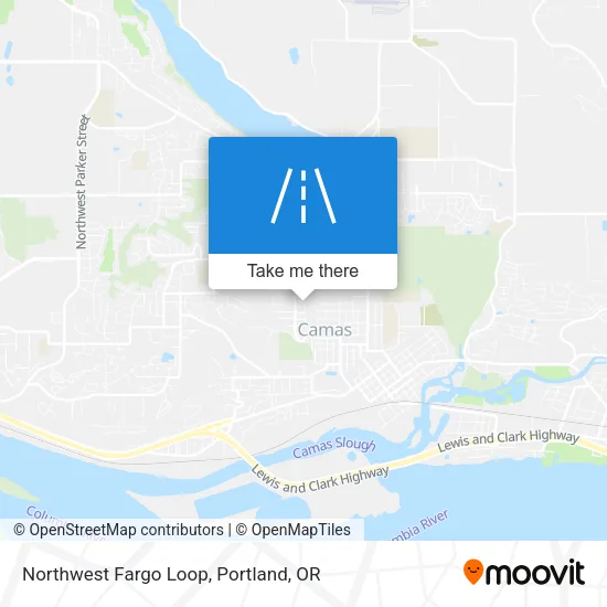Northwest Fargo Loop map