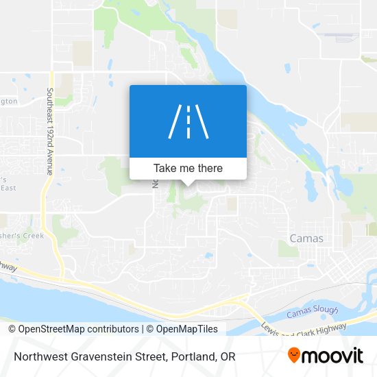 Northwest Gravenstein Street map