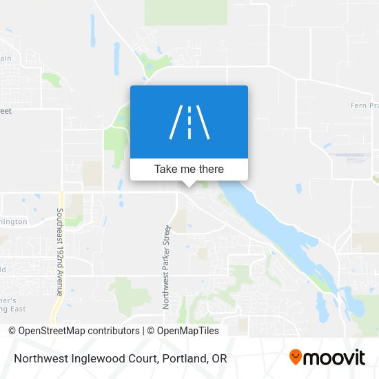 Northwest Inglewood Court map