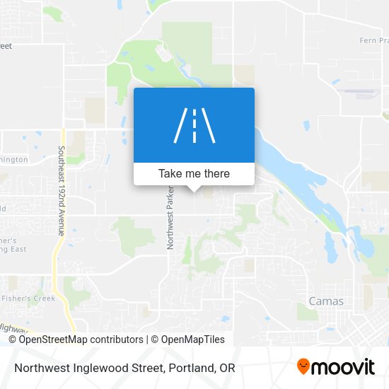 Northwest Inglewood Street map