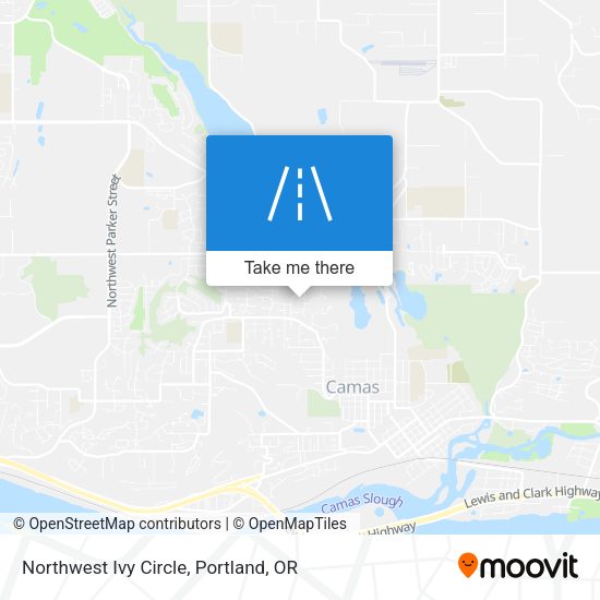 Mapa de Northwest Ivy Circle