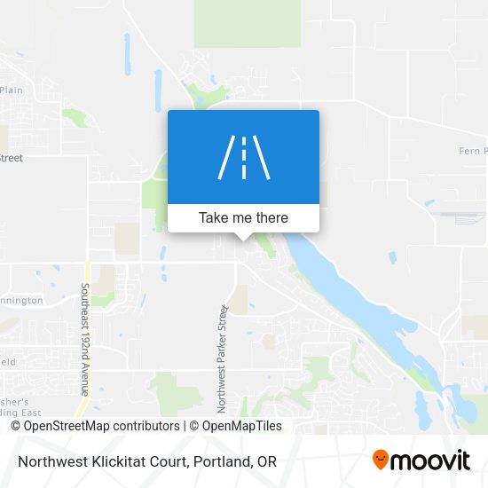 Northwest Klickitat Court map