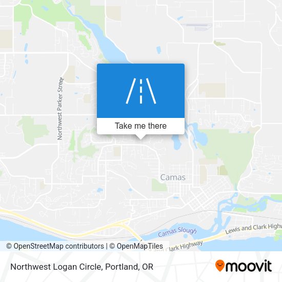 Northwest Logan Circle map