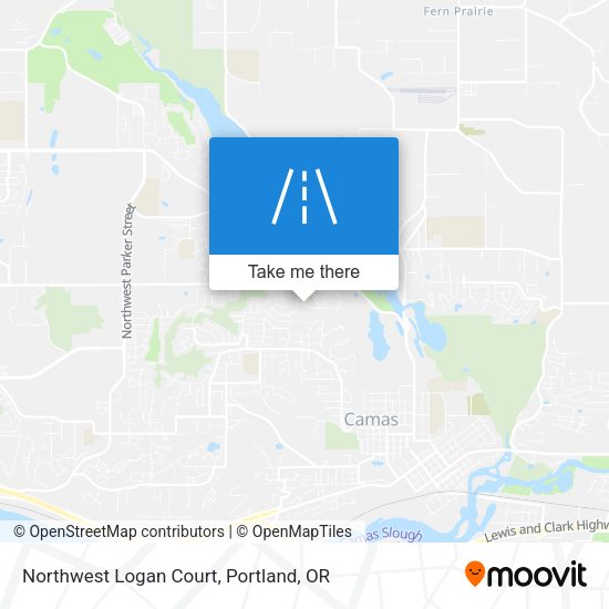Northwest Logan Court map