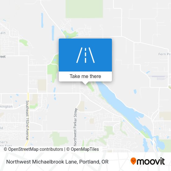 Mapa de Northwest Michaelbrook Lane